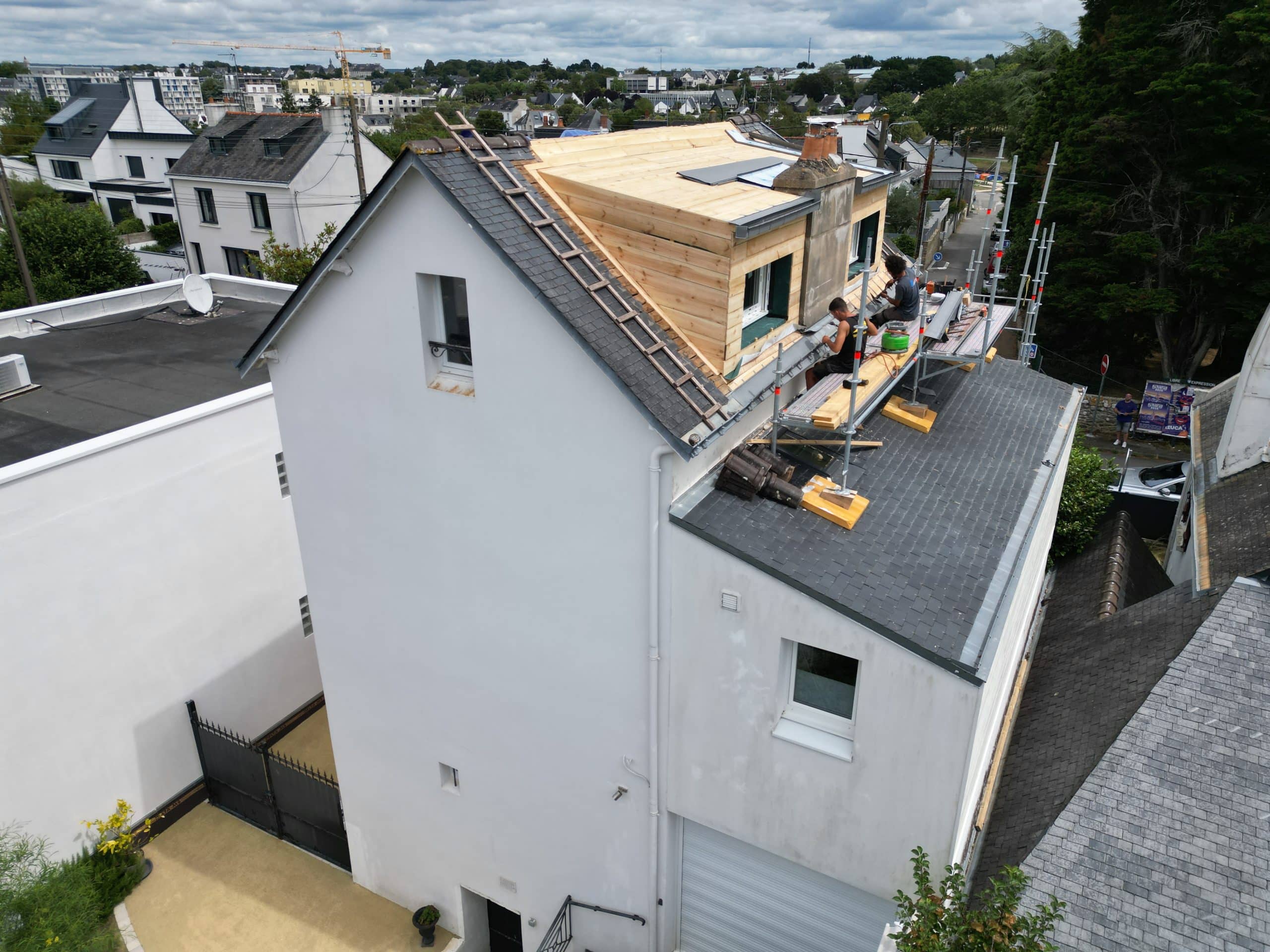 surelevation maison vannes morbihan